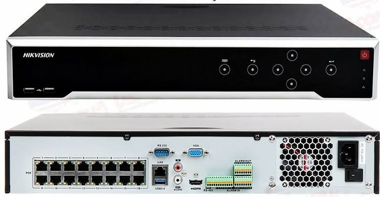 NVR 4K 16-ch 1.5U 16 PoE Hikvisión