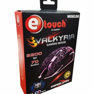 Mouse Gaming VALKYRIA ETOUCH 3200dpi 2.0 6 Botones usb