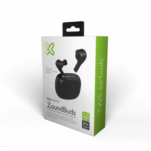 Audífonos con Micrófono Klip Xtreme KTE-250BK ZoundBuds